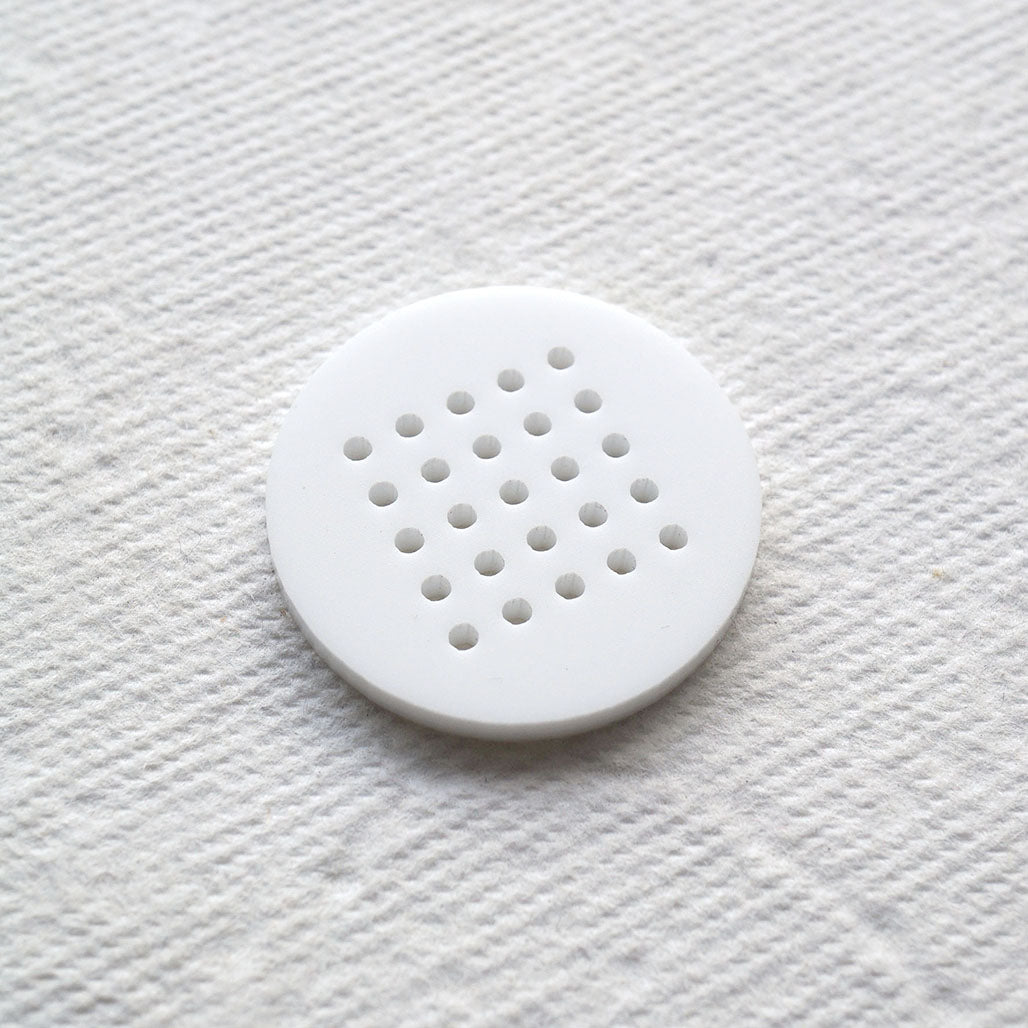 The Cross Stitch Button - Big | 25 Holes