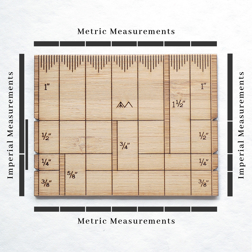 Wooden Sewing Gauge