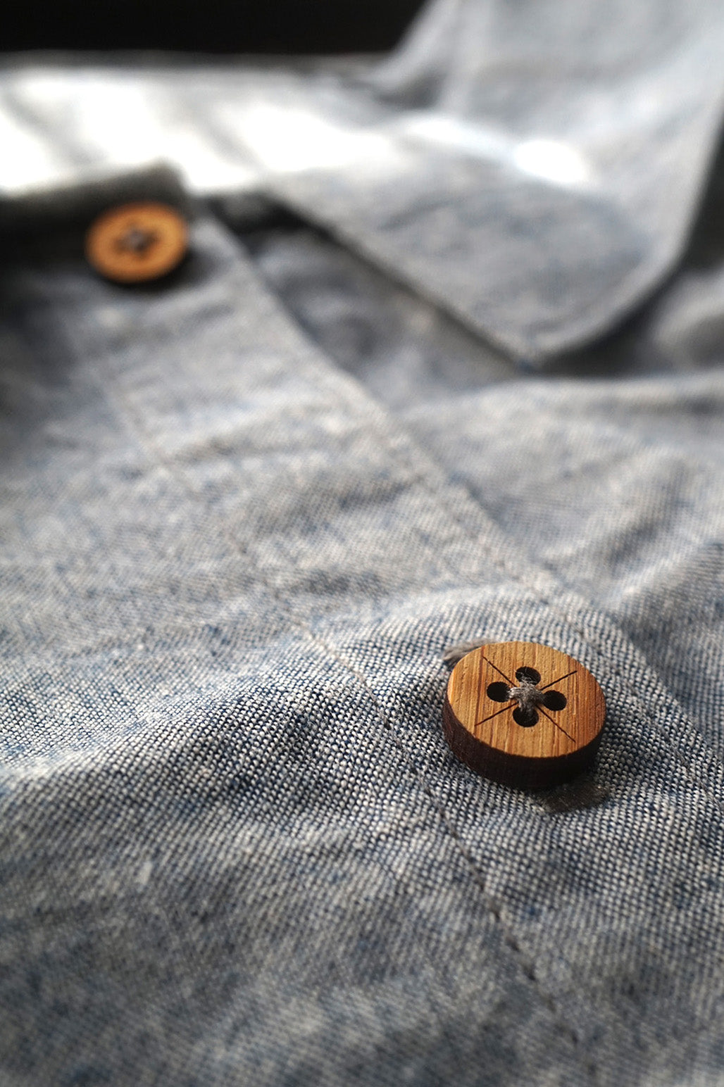 The Shirt Button - Cross | 4 Holes