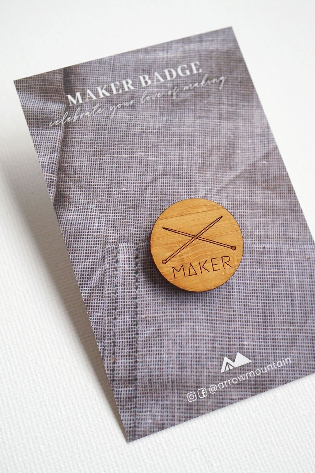 The Maker Badge - Knitting