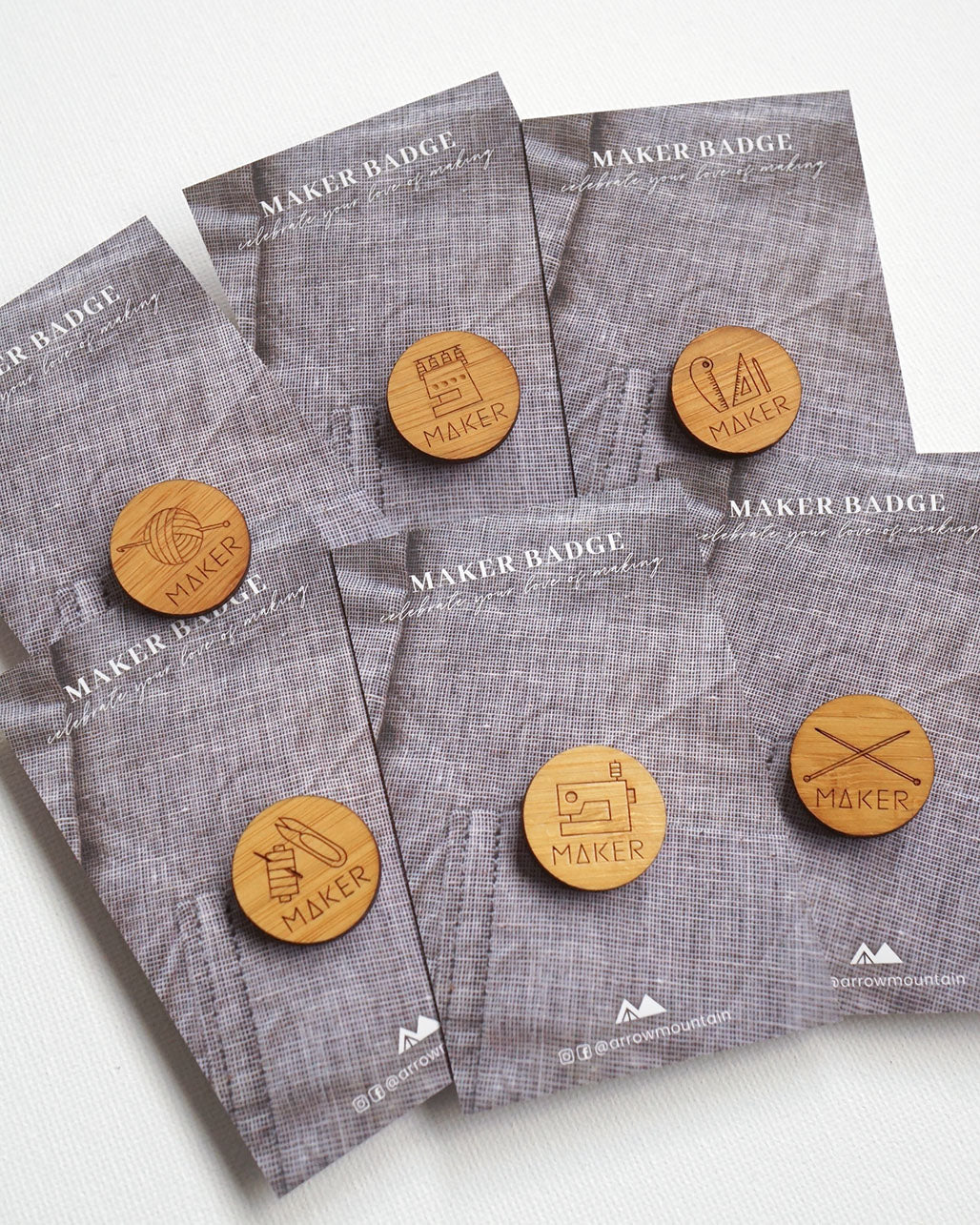 The Maker Badge - Knitting