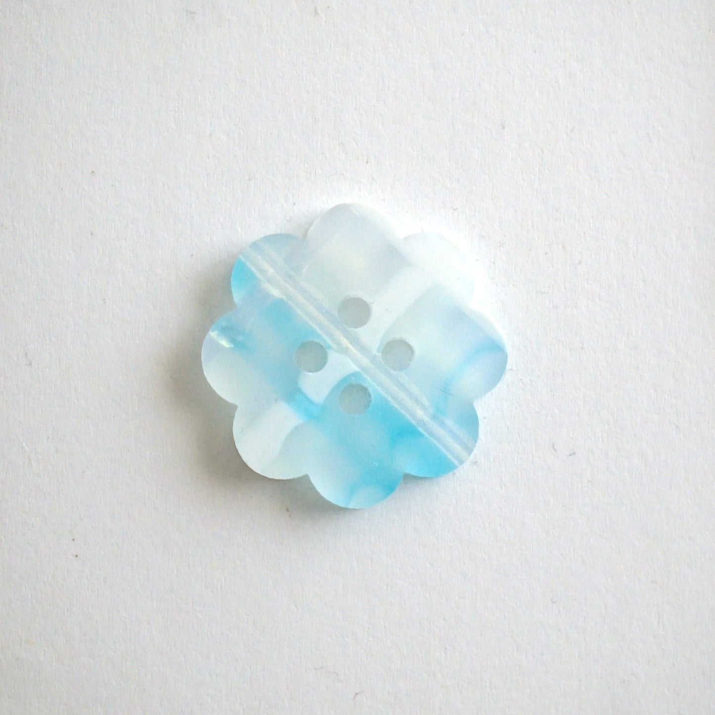 The Plaid Flower Button