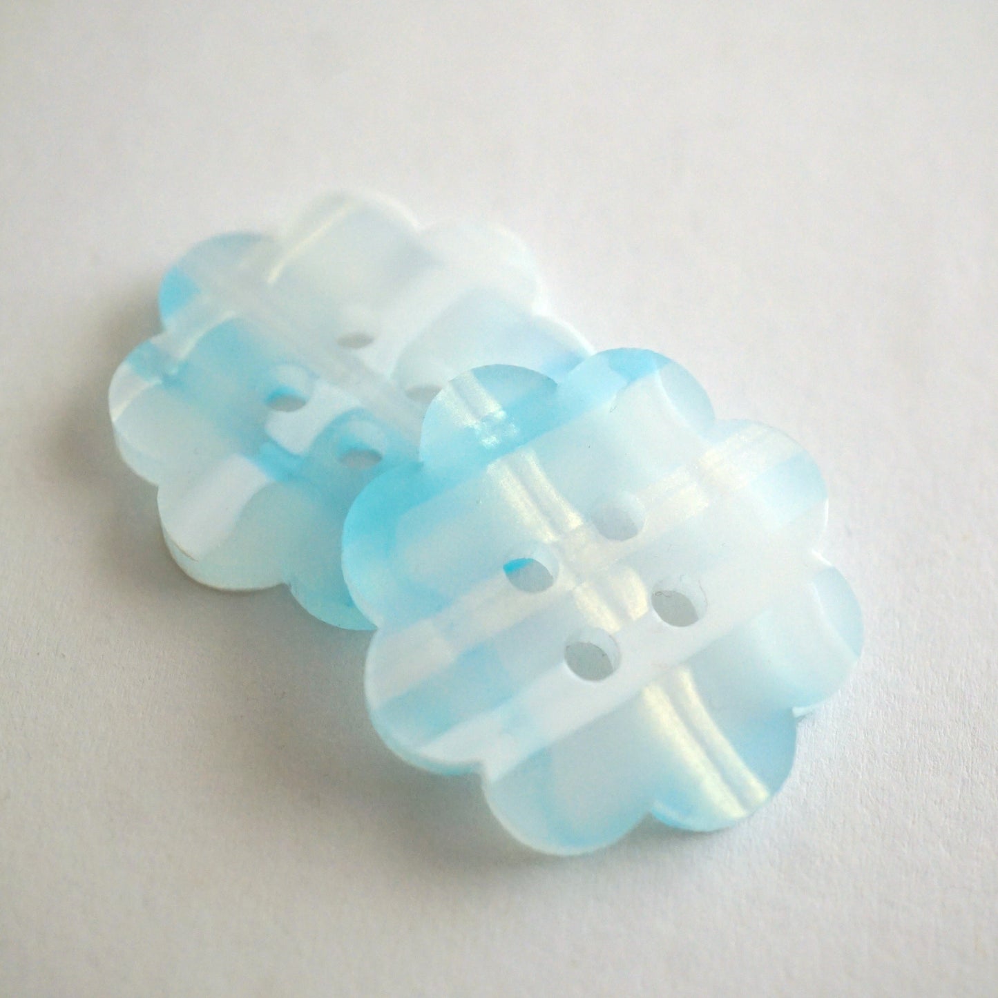 The Plaid Flower Button