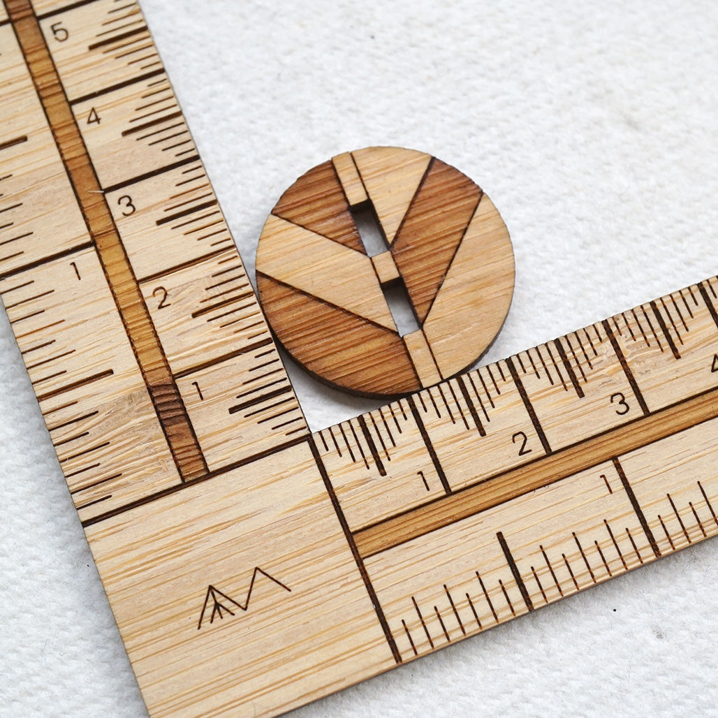 The Chevron Button - Big – Arrow Mountain