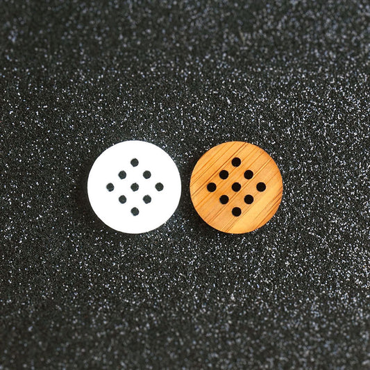 The Cross Stitch Button - Small | 9 Holes