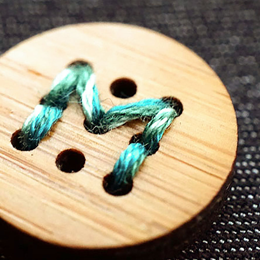 The Cross Stitch Button - Small | 9 Holes