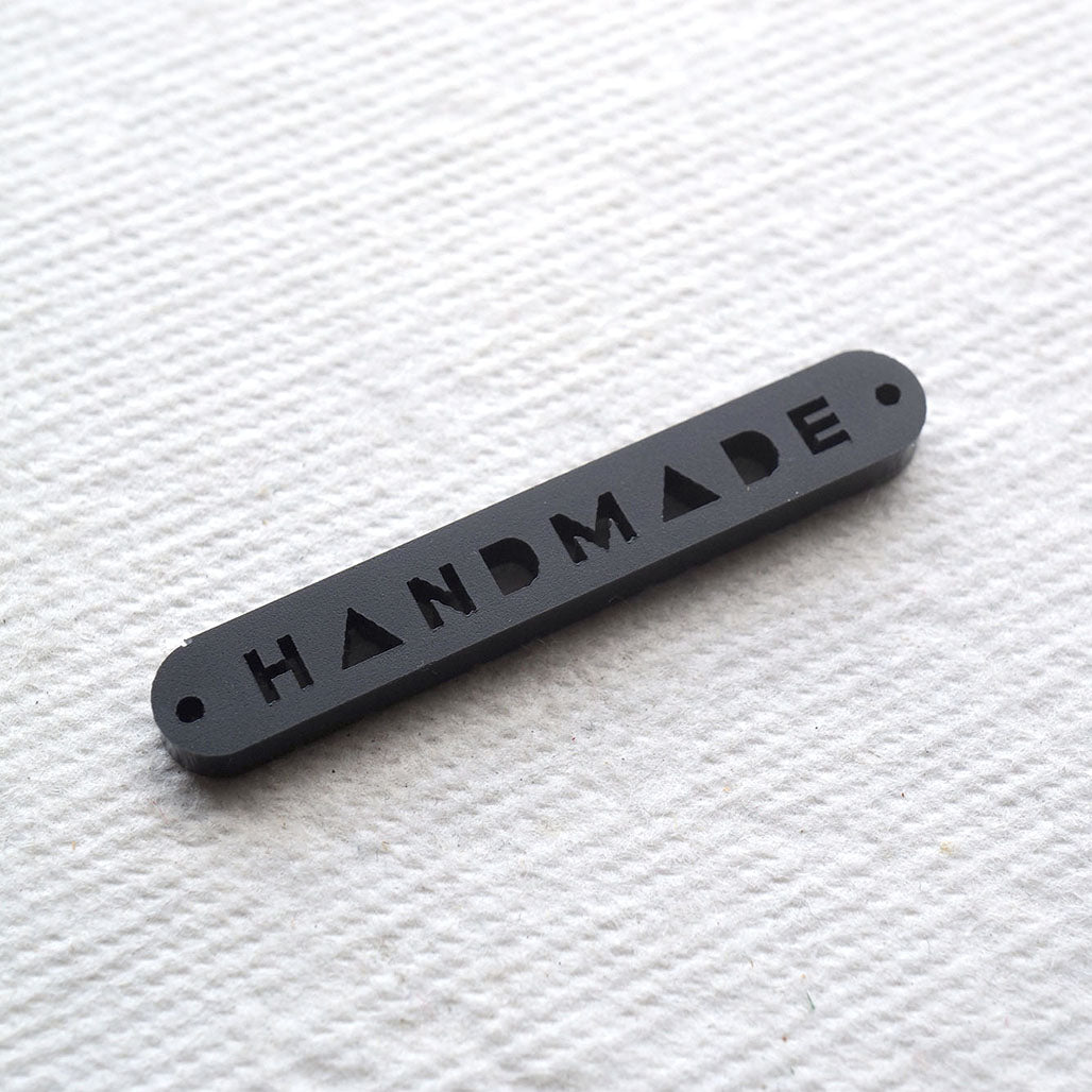 Linear Handmade Tag - Round Corners