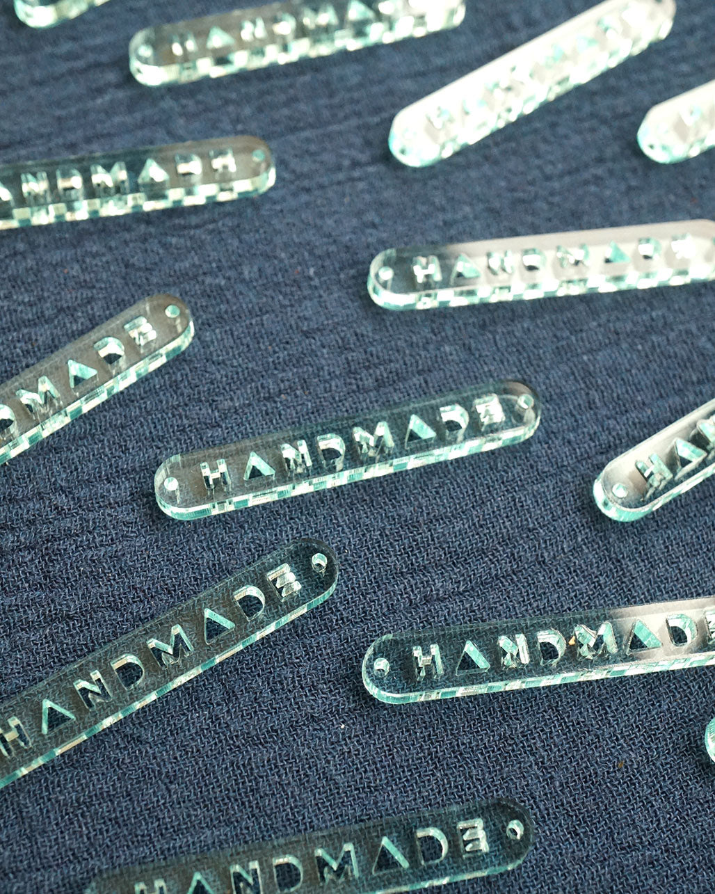 Linear Handmade Tag - Round Corners