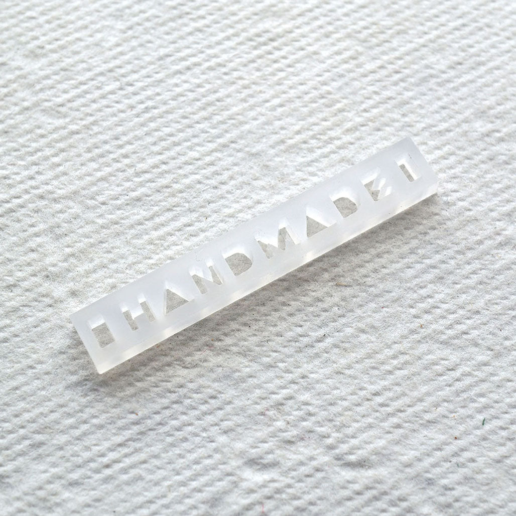 Linear Handmade Tag - Square Corners