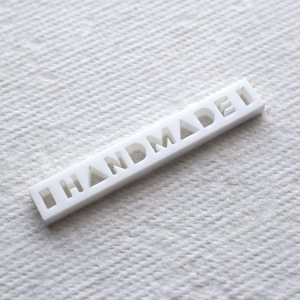 Linear Handmade Tag - Square Corners
