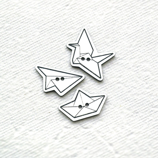 The Origami Button (Set of 3)