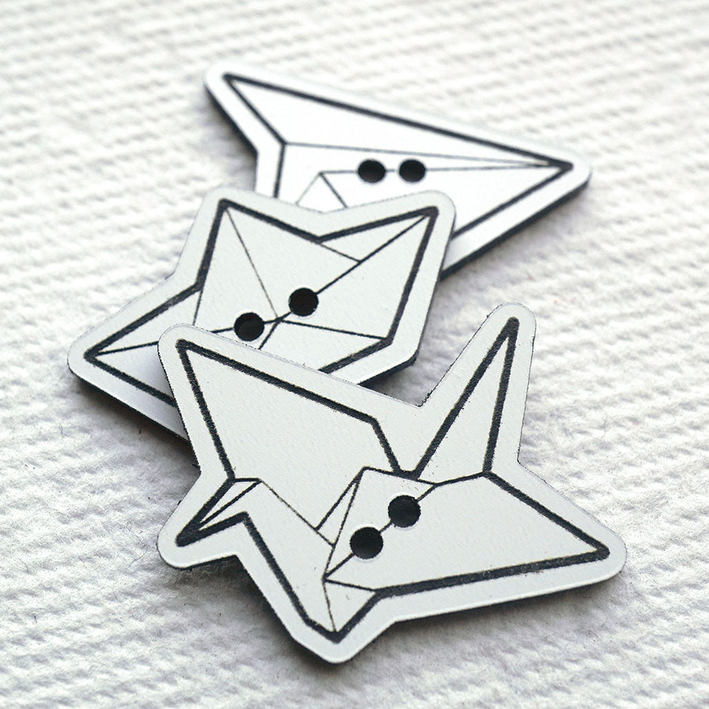 The Origami Button (Set of 3)