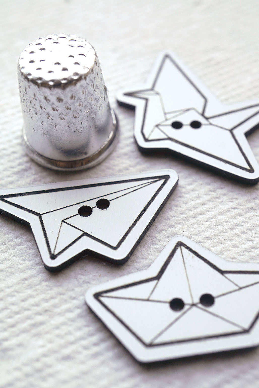 The Origami Button (Set of 3)