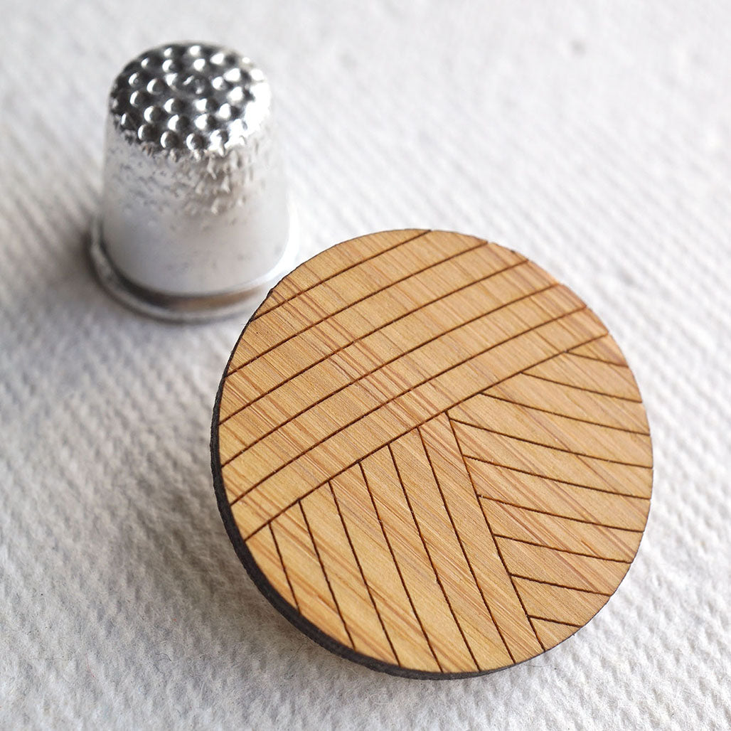 The Yarn Ball Button