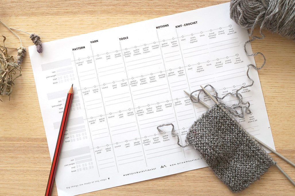 Yarn Works Tracker | PDF Printable