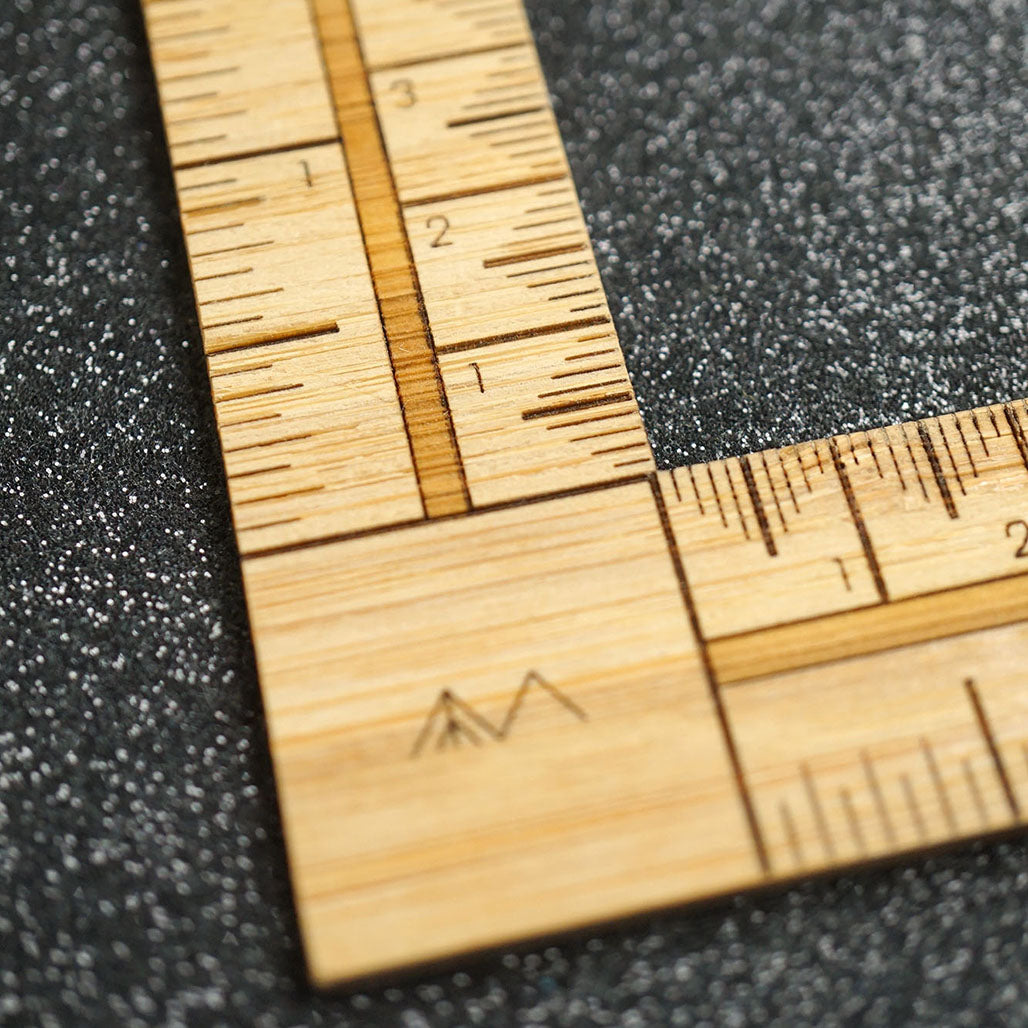 Wooden Right Angle Ruler – Arrow Mountain