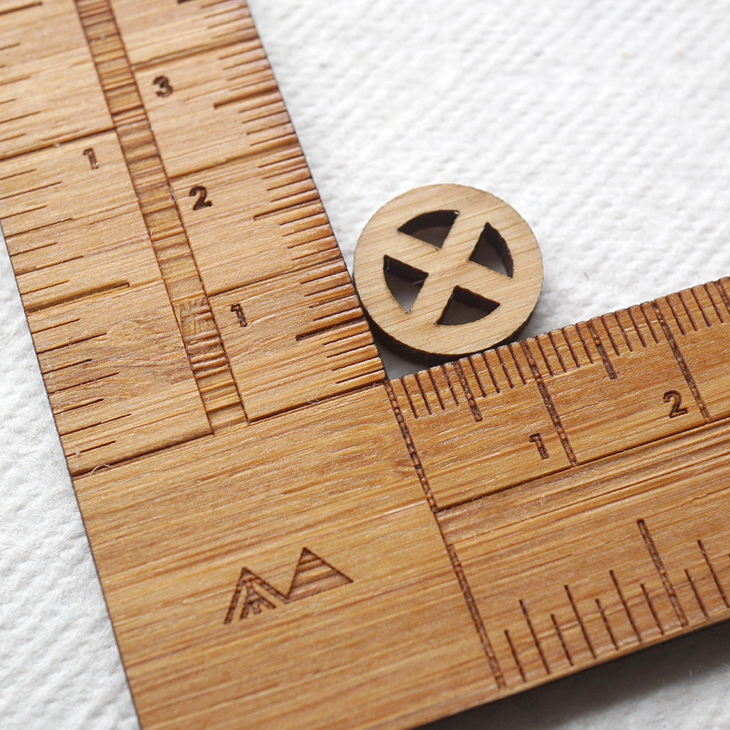 The Sun Cross Button