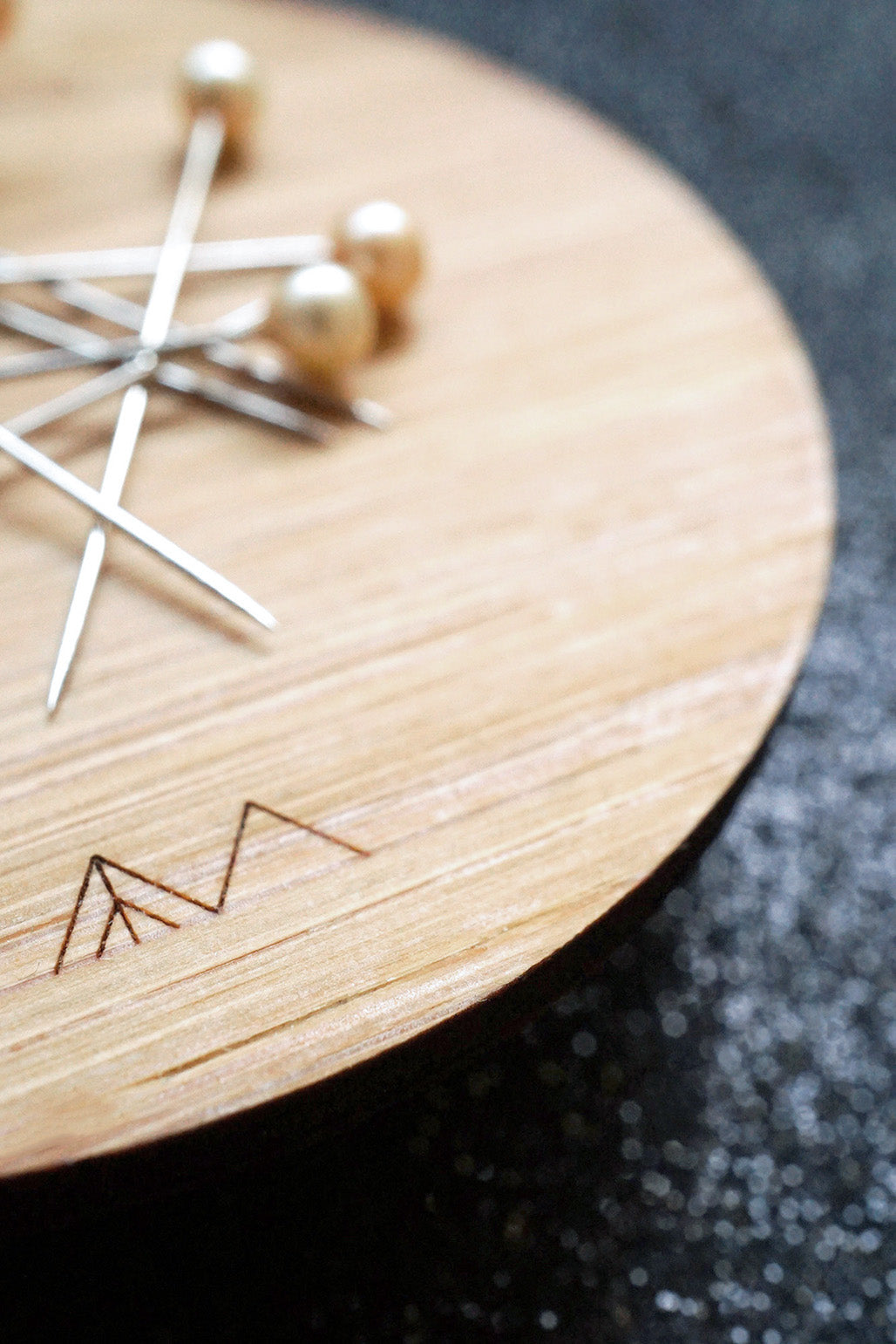 Wooden Magnetic Pin Dish